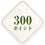 300ポイント