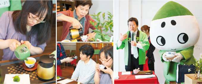 お茶淹れ講座の様子2